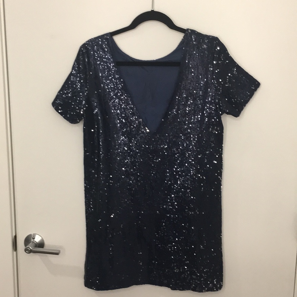 Oh my love sequin shift dress